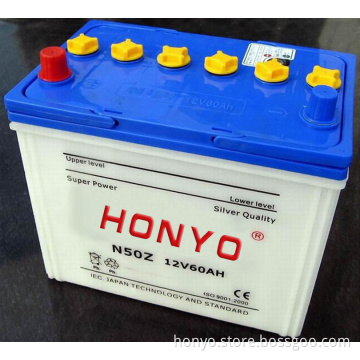 Aki Mobil N50Z Dry Charged 12V 60Ah
